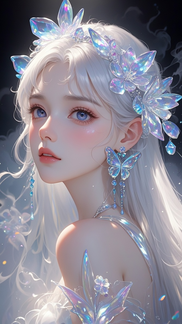 玻璃蝴蝶动漫美女