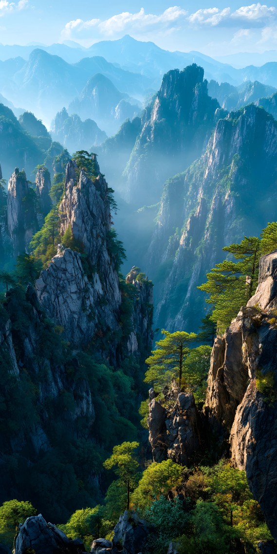 云海松涛 ，黄山奇景