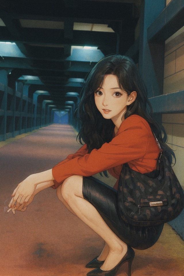 楼道少女