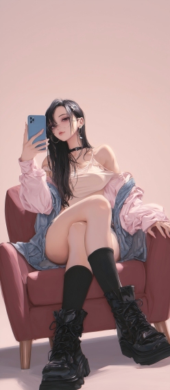 文字美女