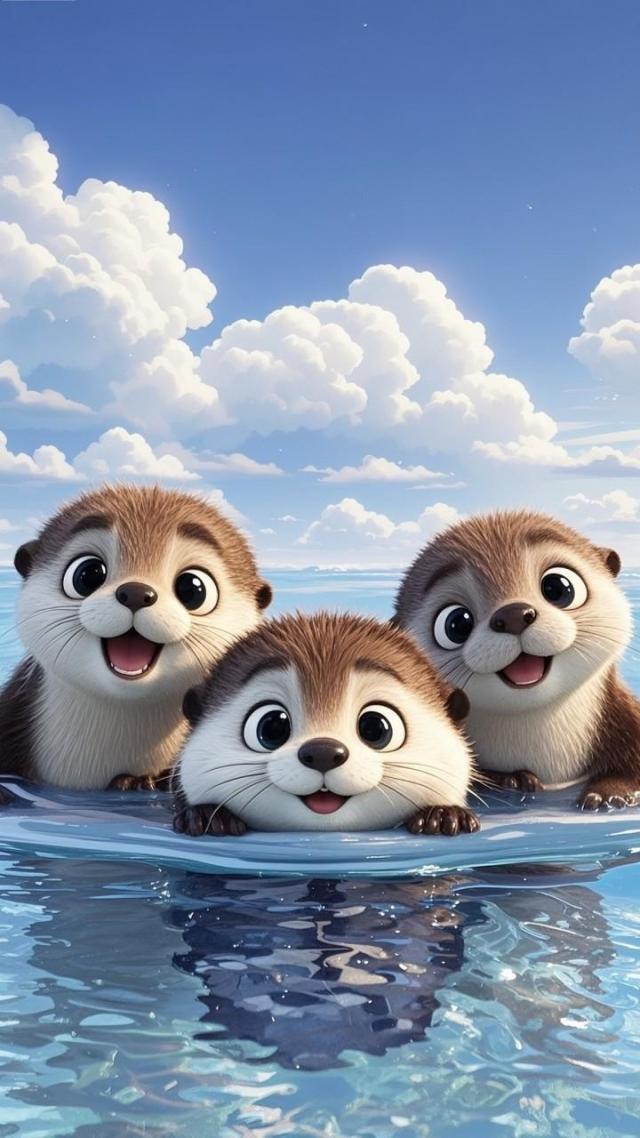 小水獭憨憨