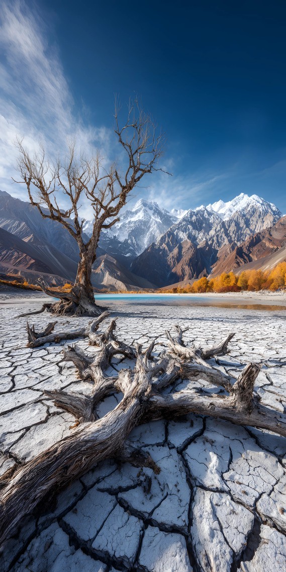孤树与雪山的对话